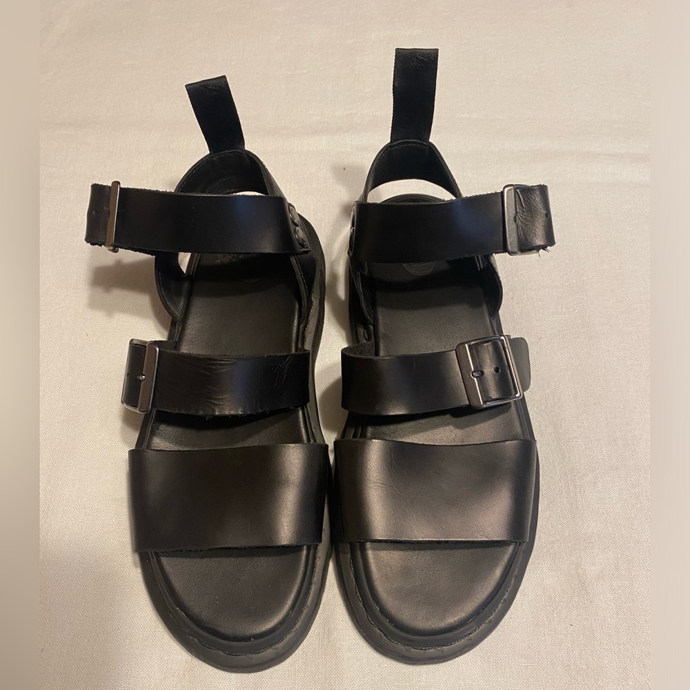 Dr Martens Gryphon Brando leather gladiator sandals